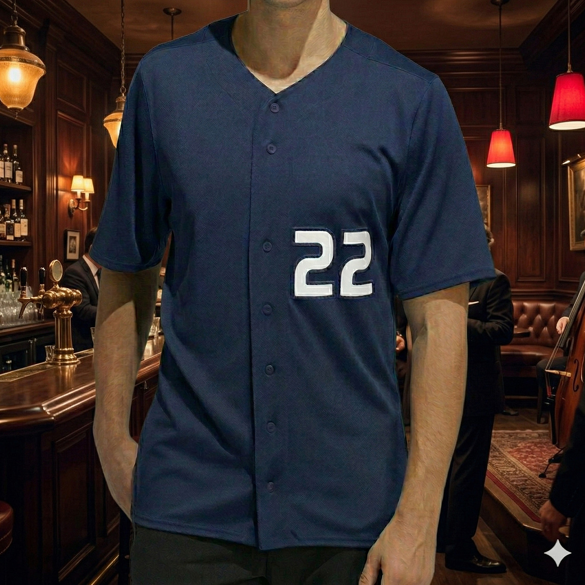 Molde Digital Camiseta Beisbolera, Pack Talles S Al Xxl 3