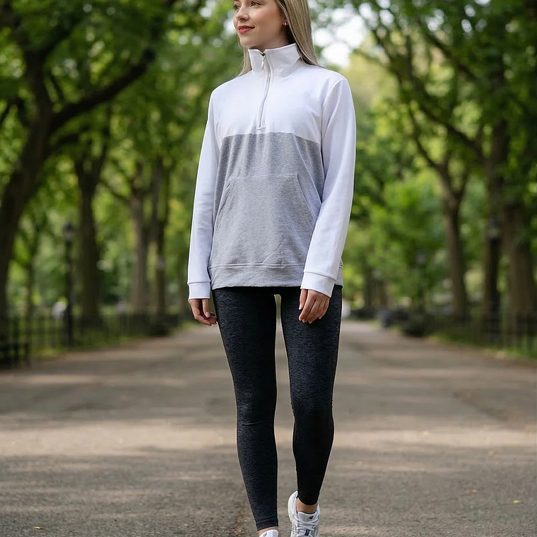 Molde Digital Polerón Cuello Alto Con recorte, pack Talles S A Xxl 2