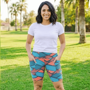 Molde Digital Calza Ciclista Con bolsillos, Talles S Al Xxl