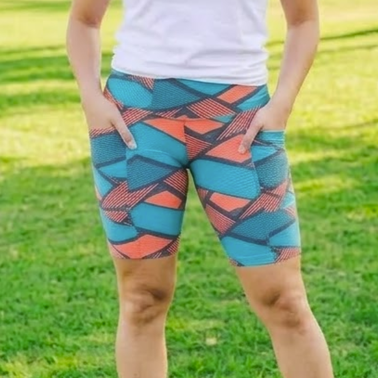 Molde Digital Calza Ciclista Con bolsillos, Talles S Al Xxl 2