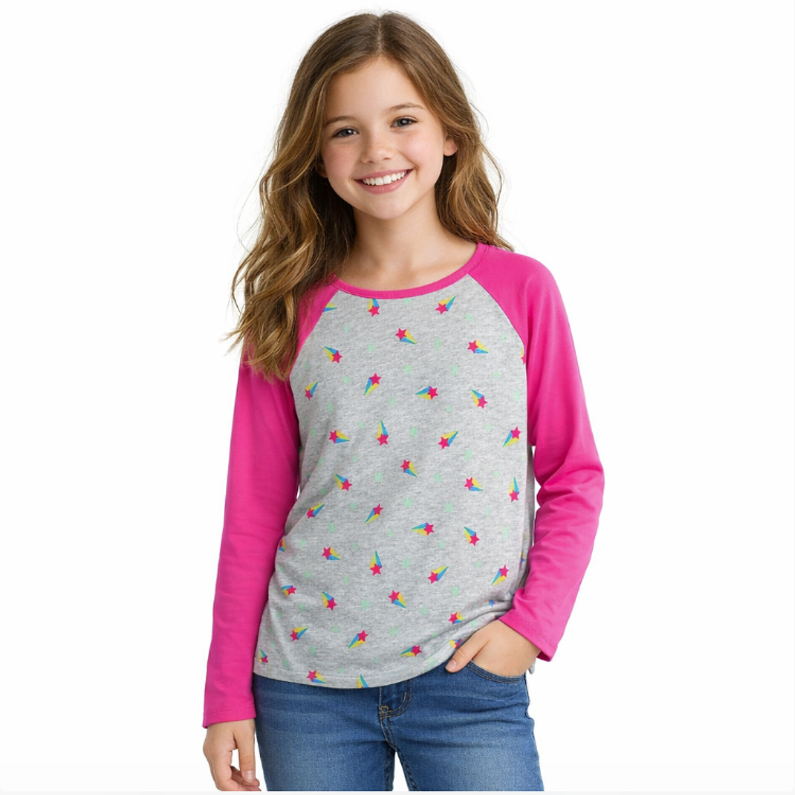 Molde De Costura, Patron Remera Ranglan Ml Nena , Imprimible 2