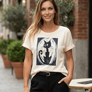 Molde Digital Polera Hombro Caido Arremangado Pack 5 Talles!