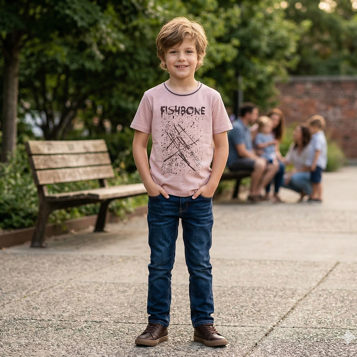 Molde Digital Polera Manga Corta Niños Pack Talles 2 Al 16 2