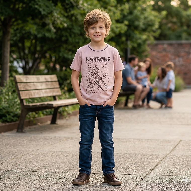 Molde Digital Polera Manga Corta Niños Pack Talles 2 Al 16 2