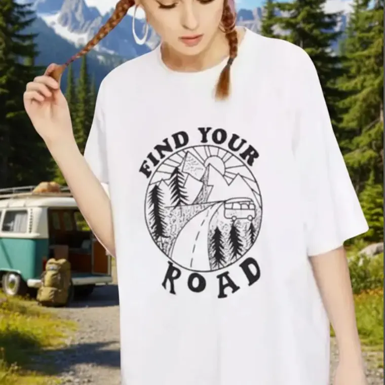 Molde Digital Polera Oversize Boxy Fit, Pack Talles Xs Al Xl 1