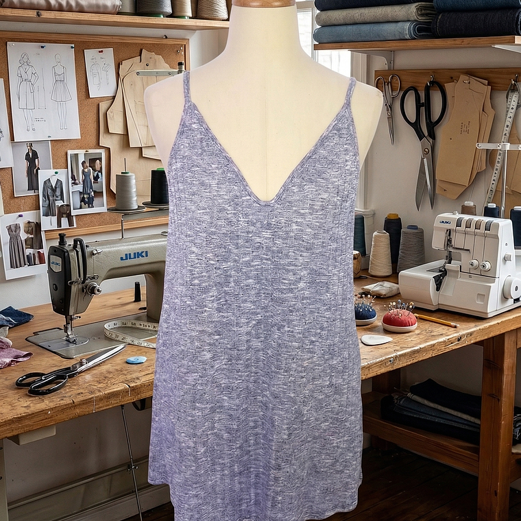 Molde Digital Vestido Escote V Ambos Lados Talles S Al Xxl 1