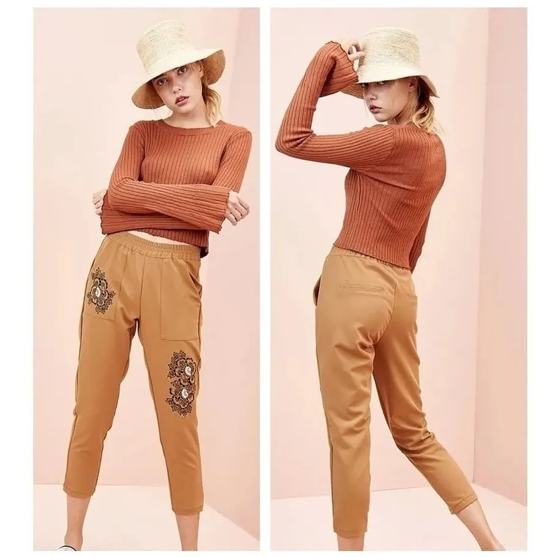 Molde Digital Pantalon Capri Bolsillo Parche Talles S A Xxl 2