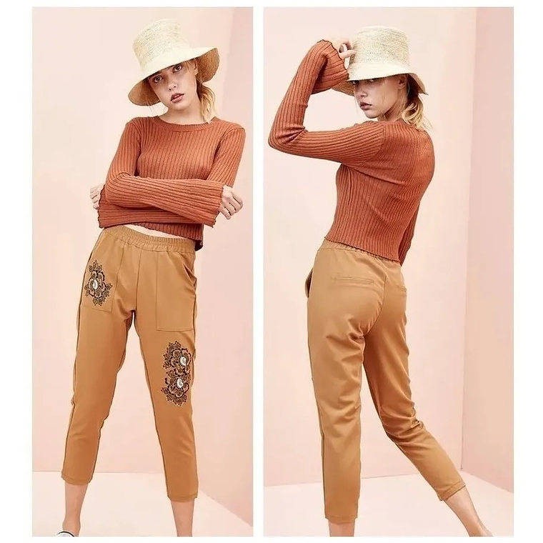 Molde Digital Pantalon Capri Bolsillo Parche Talles S A Xxl 2