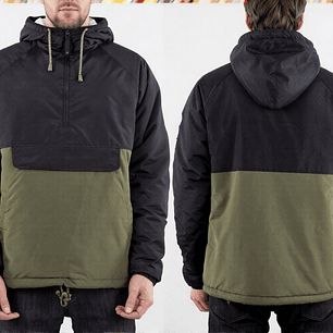 Molde Digital Polerón Cortaviento Con recorte Ranglan,talles 3xl A 7xl