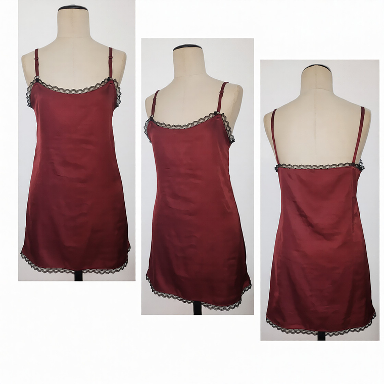 Molde Digital Camisolin - Vestido C/encaje, Talles S Al Xxl 3