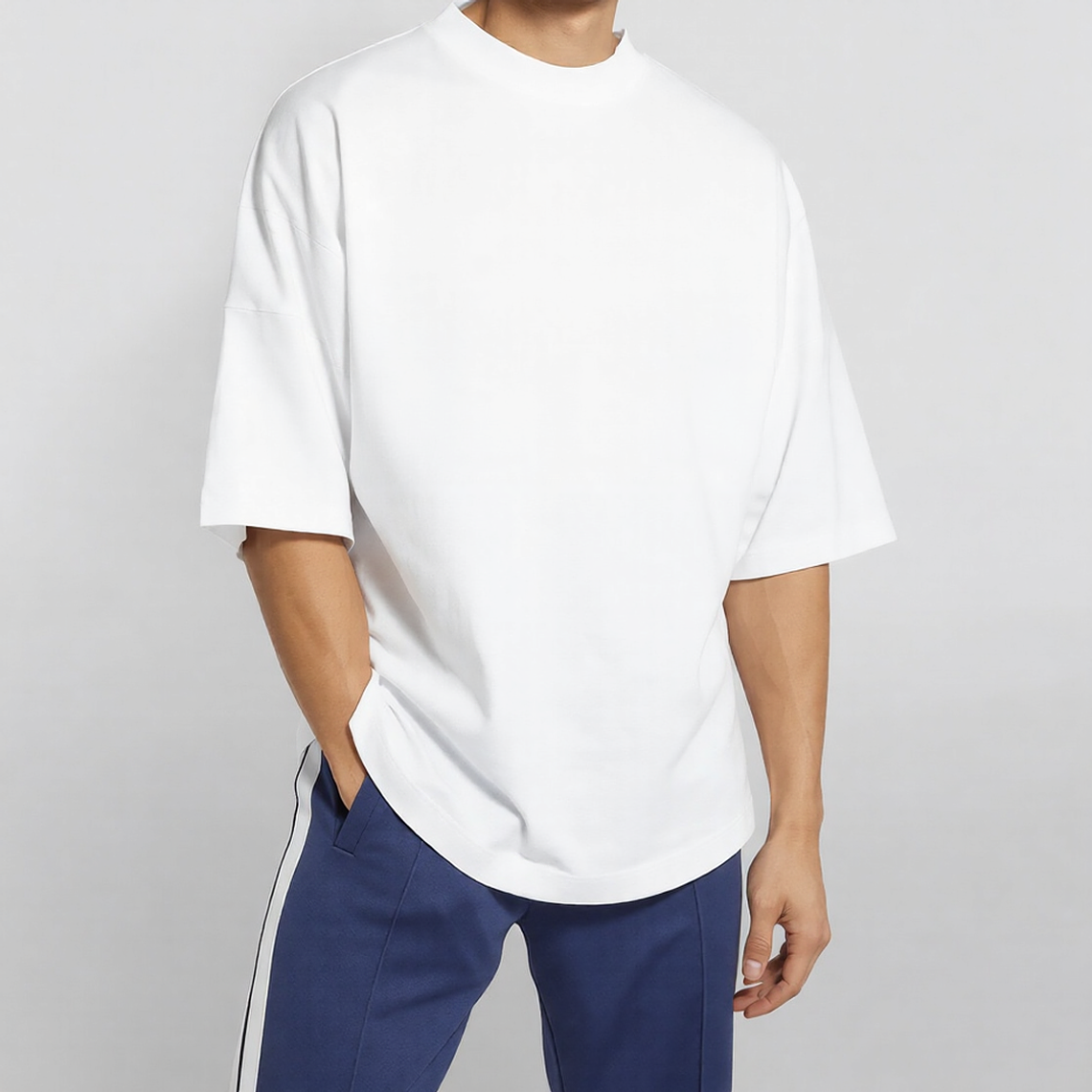 Molde Digital Remera Oversize Ruedo Curvo, Talles Xs Al Xl 1