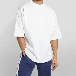 Molde Digital Remera Oversize Ruedo Curvo, Talles Xs Al Xl