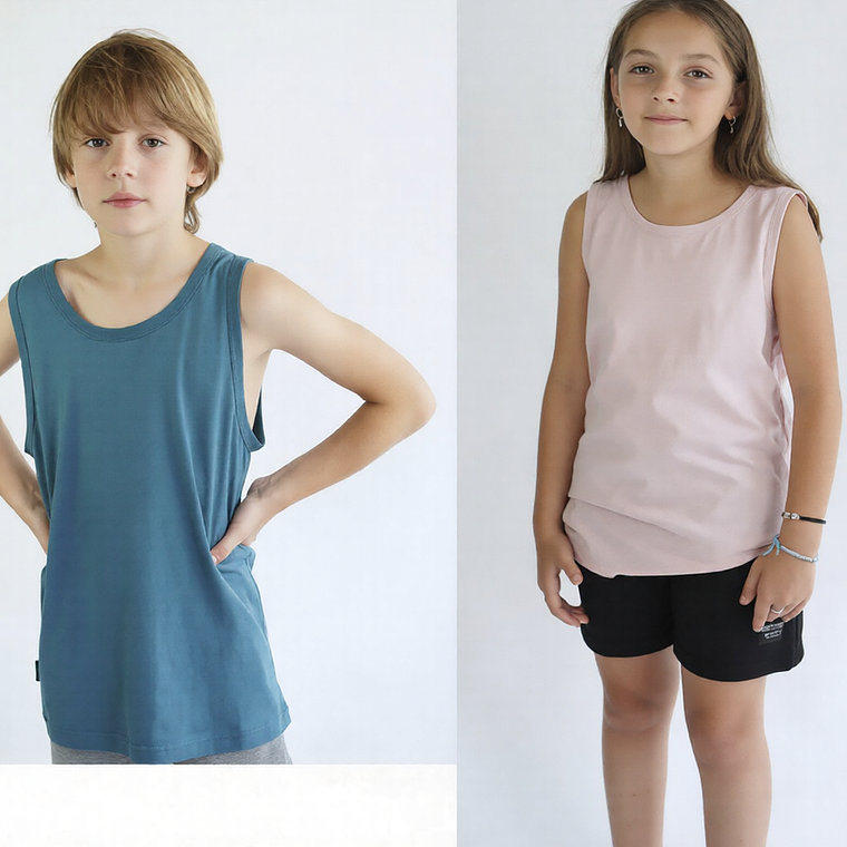 Molde Digital Musculosa Playera Niños, Pack Talles 2 Al 16 2