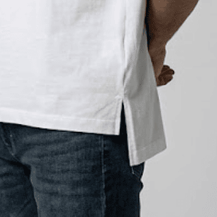 Molde Digital Camiseta Ruedo Irregular, Pack Talles S Al Xxl