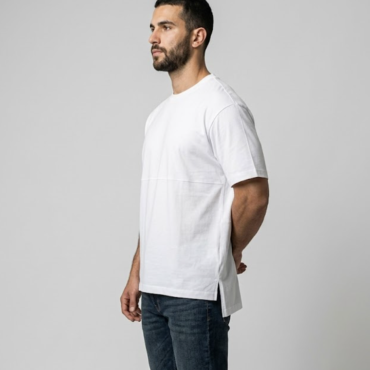 Molde Digital Polera Ruedo Irregular, Pack Talles S Al Xxl 2