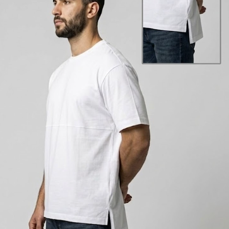 Molde Digital Polera Ruedo Irregular, Pack Talles S Al Xxl 1