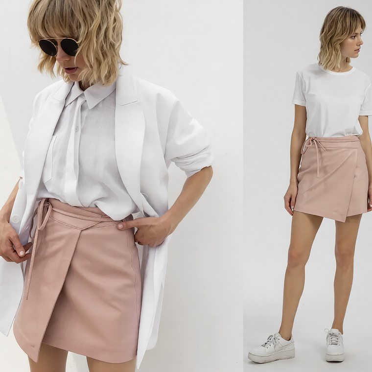 Molde Digital Falda-pollera Portafolio/solapa, talles S A Xxl 1