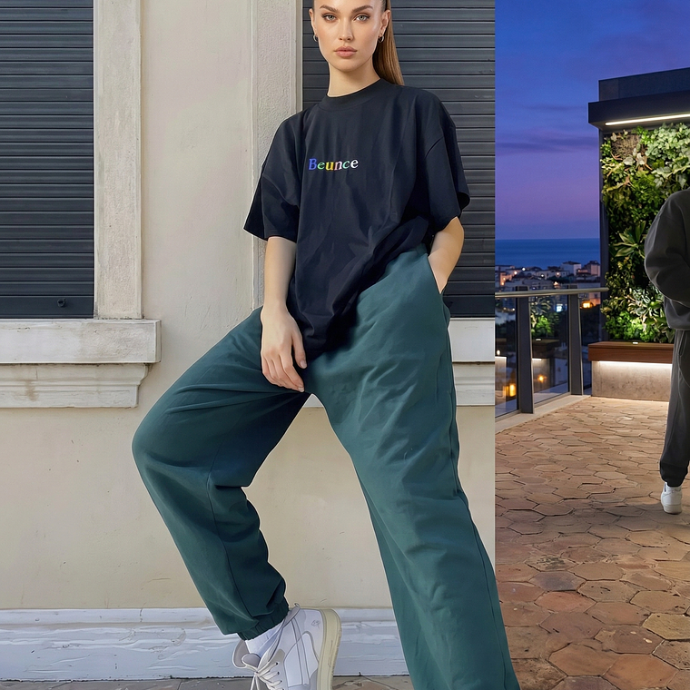 Molde Digital Jogger Unisex Estilo Oversize, Talles S A Xxl 2