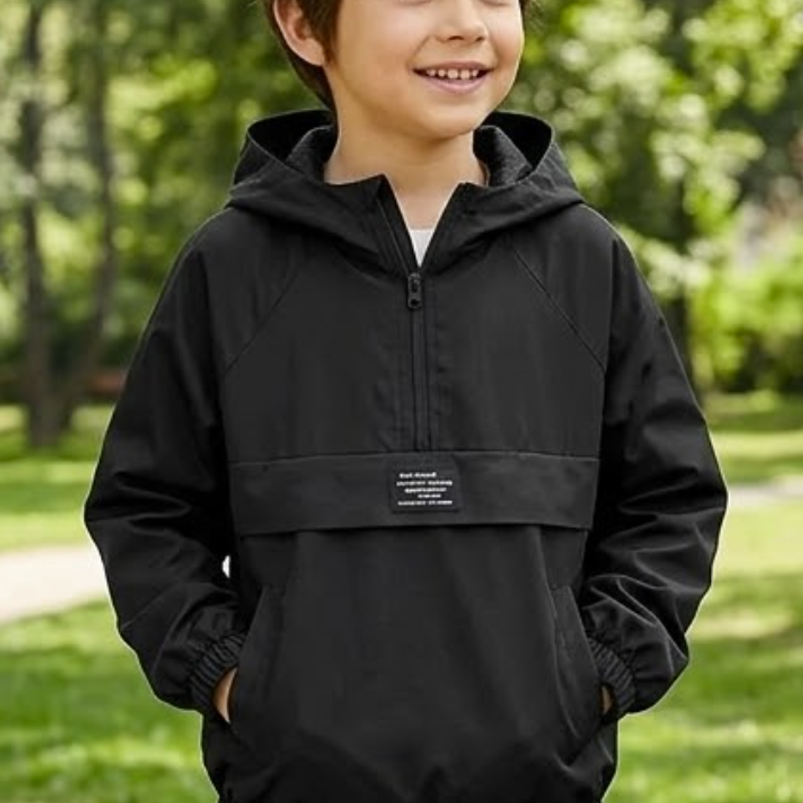 Molde Digital Rompeviento Ranglan Niños Unisex talles 4 A 16 1