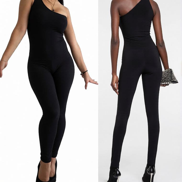 Molde Digital Catsuit - Mono Largo Un Hombro, Pack 5 Talles! 2