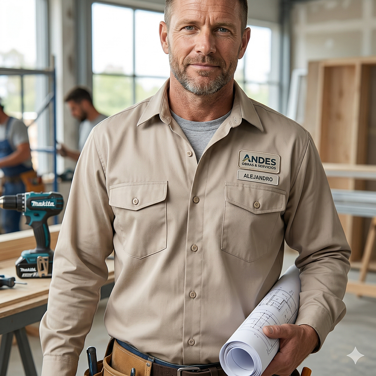 Molde Digital Camisa De Trabajo, Pack Talles S Al 7xl 1