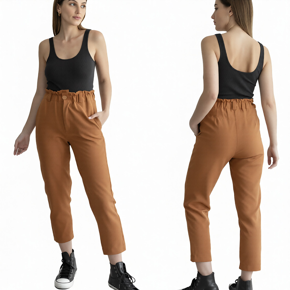 Molde Digital Pantalon Sastrero, Pack Talles S Al Xxl 2