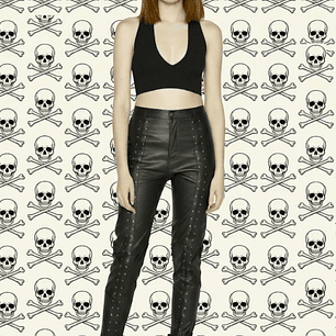 Molde Digital Pantalon Acordonado Delantero, Talles S Al Xxl