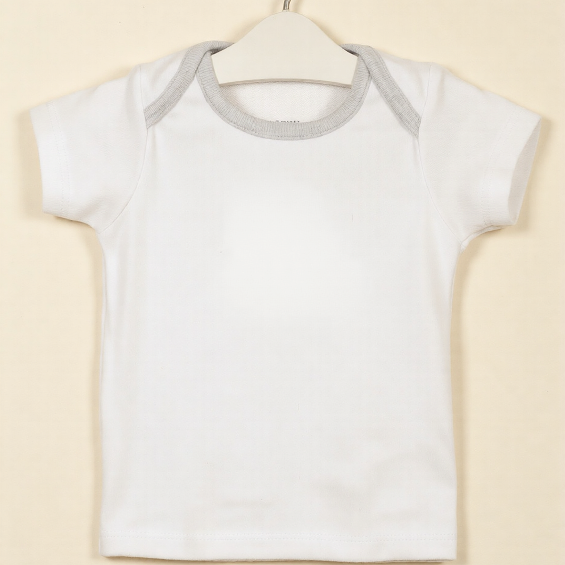 Molde Digital Remera Bebe Cuello Americano, Talles 1 Al 5 1