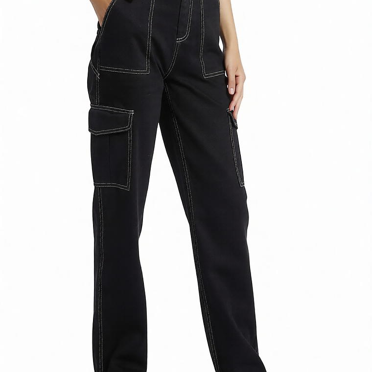 Molde Digital Pantalon Cargo Mujer, Pack Talles S Al Xxl 2