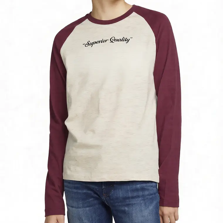 Molde Digital Polera Raglan / Ranglan Niños , Talles 2 Al 16 2