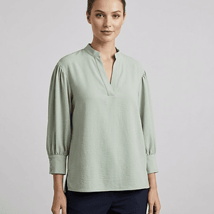 Molde Digital Blusa Copa Y Puño Fruncido, Talles S Al Xxl