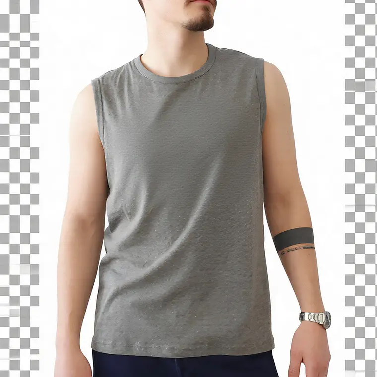 Molde Digital Remera Sin Mangas, Pack Talles 3xl Al 7xl 1