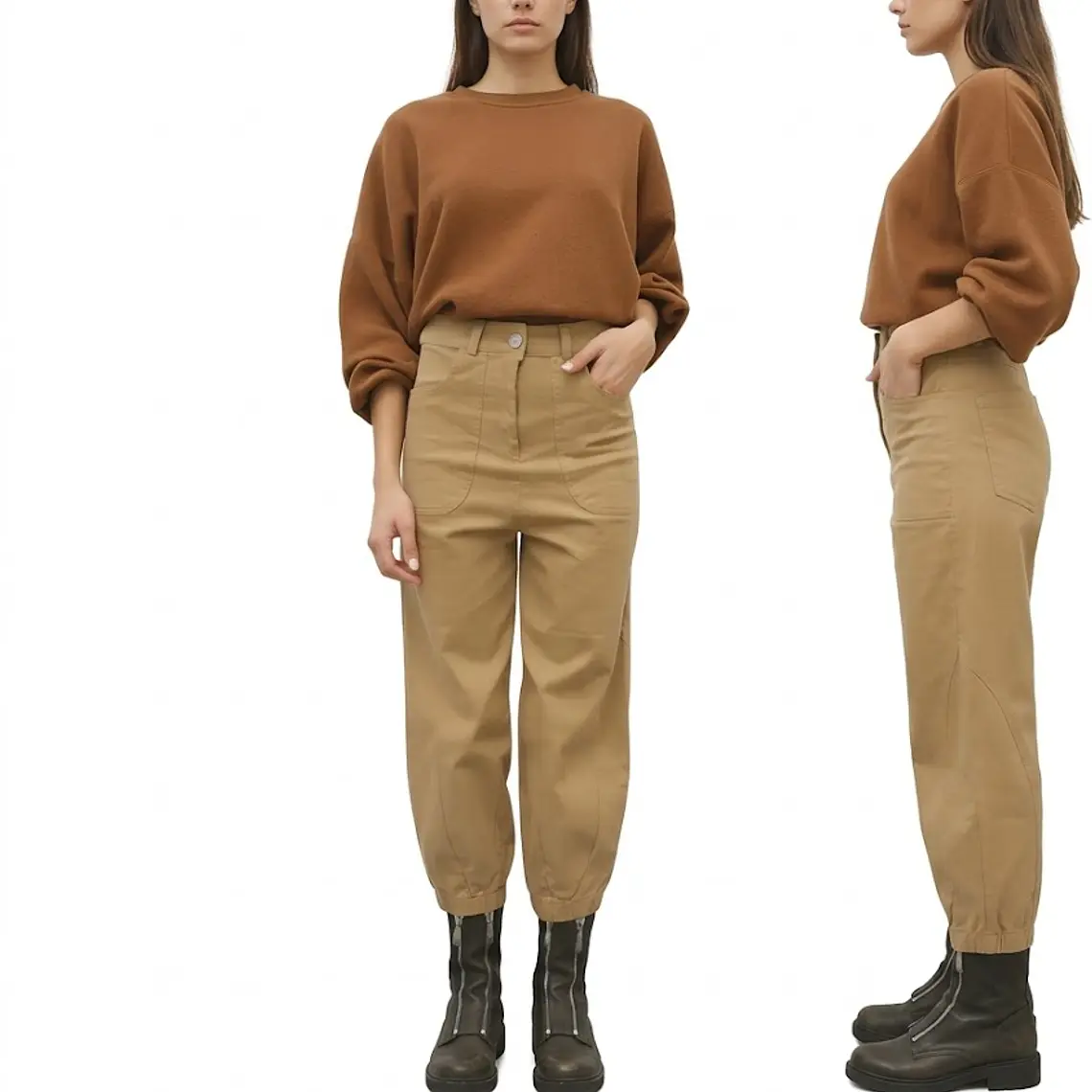 Molde Digital Pantalon Babucha Con Alforzas, Talles S Al Xxl 3