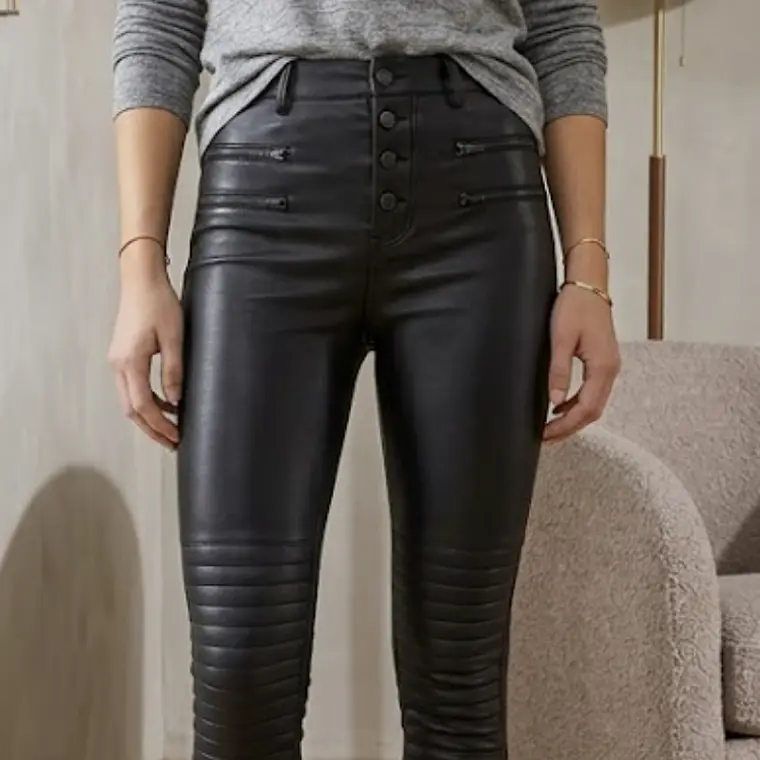 Molde Digital Pantalon Rodilla Con Pespuntes, Talles S Al Xxl 1