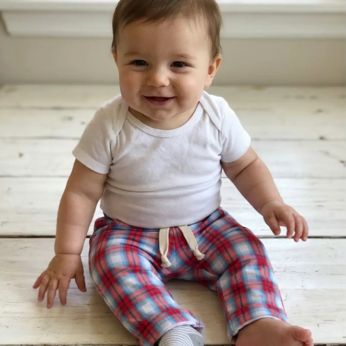 Molde Digital Pantalon Pijama Bebe Con bolsillo, Talles 1 Al 5 2