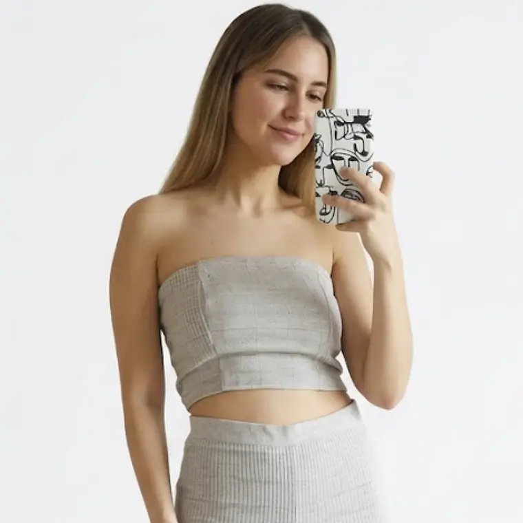 Molde Digital Top C/hilo Elástico Trasero, Talles S Al Xxl 1