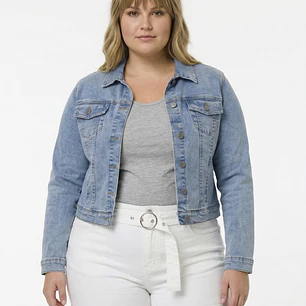 Molde Digital Chaqueta/campera Corte Jean, Talles 3xl Al 7xl