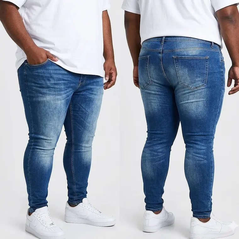 Molde Digital Jean Hombre, Patron Pack Talles 3xl Al 7xl 1