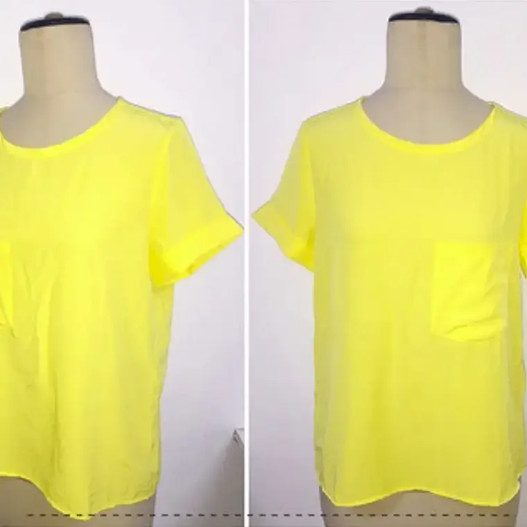 Molde Digital Polera Manga Arremangada, pack Talles S A Xxl 2