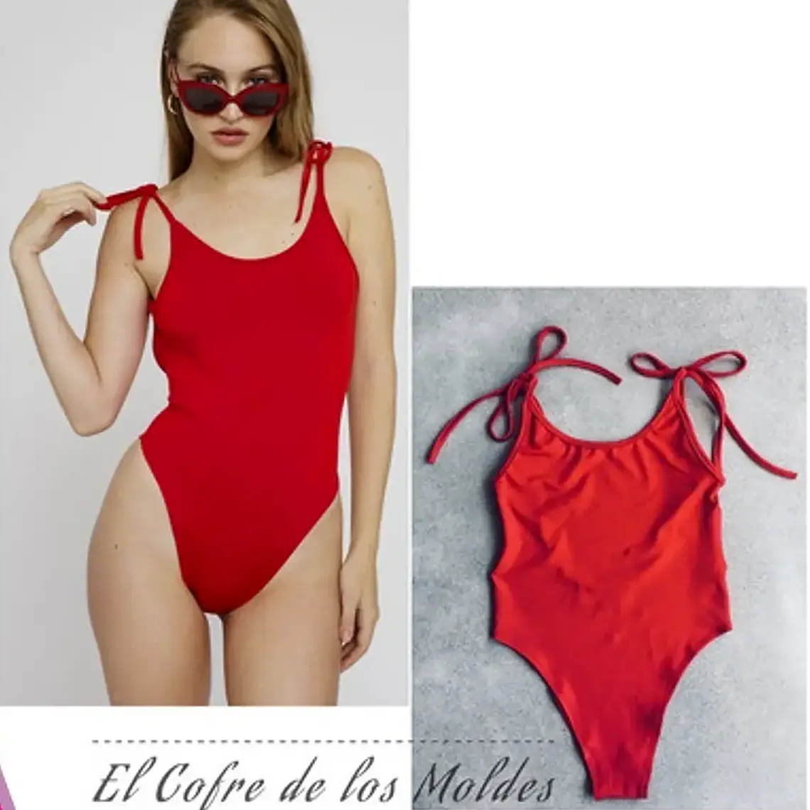 Molde Digital Malla Con Bretel Para Anudar Pack 5 Talles! 2