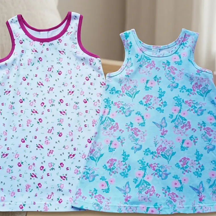 Molde Digital Solero Vestido Beba, Pack Talles 1 Al 5 1