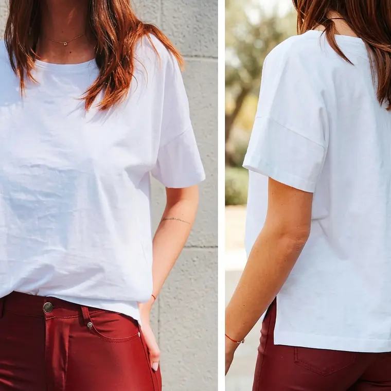 Molde Digital Polera Manga Caida Mujer, Pack Talles S Al Xxl 1