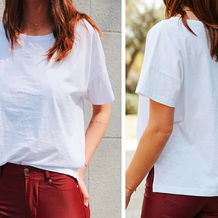 Molde Digital Remera Manga Caida Mujer, Pack Talles S Al Xxl