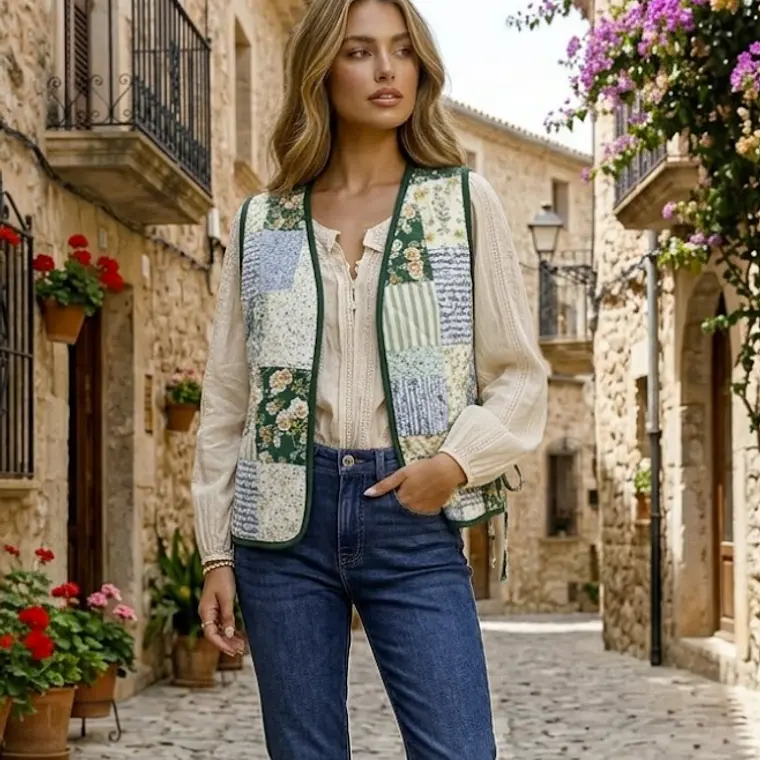 Patrón de chaleco, patrones de costura, patrón de chaleco para mujer 1