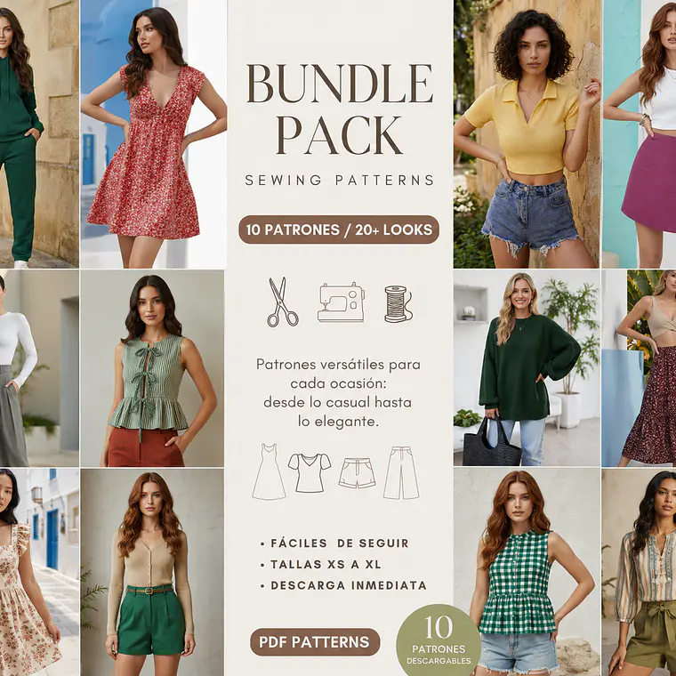 Bundle ROYALS Pack SEWING PATTERNS  1