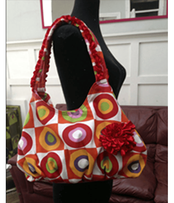 Bolso con flores
