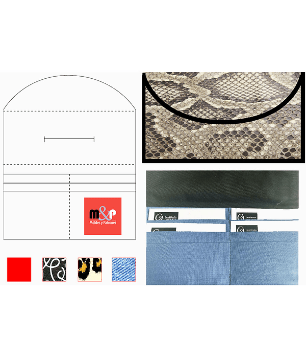 Billetera rectangular