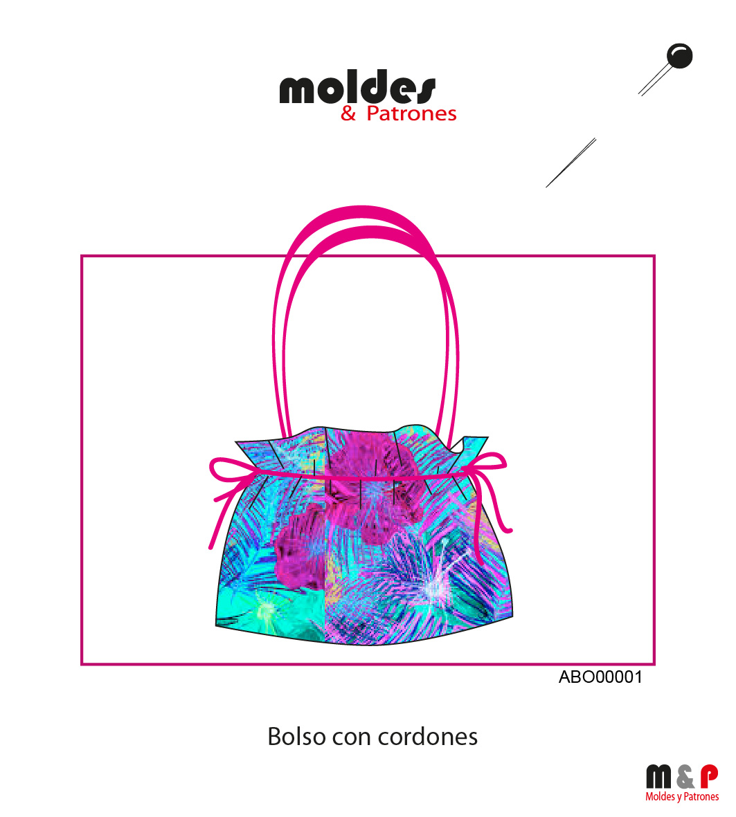 Bolso con cordón