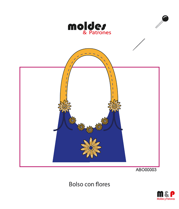 Bolso con flores