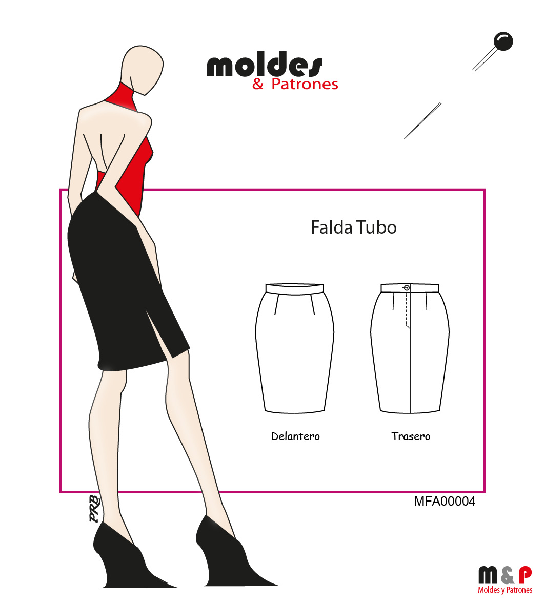 3 TALLAS S M L - Falda Tubo